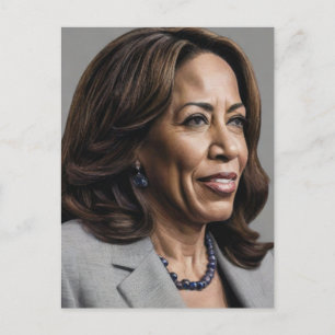 Carte Postale Kamala Harris 2024 Vice-présidente de Black Women