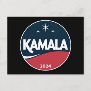 Carte Postale Kamala Harris 2024 vintage pour l'élection préside