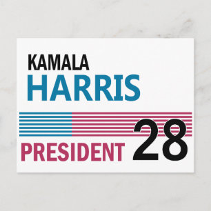 Carte Postale Kamala Harris 2028