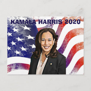 Carte Postale Kamala Harris pour l'élection présidentielle de 20