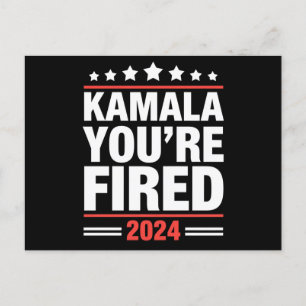 Carte Postale Kamala Vous êtes Virée Kamala Harris 2024