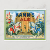 Kamm's Ale Beer Boisson Vintage et art