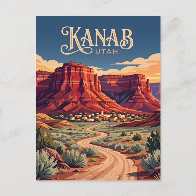 Carte Postale Kanab États-Unis (Devant)