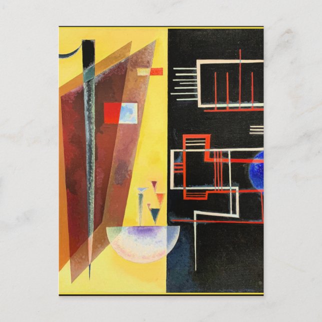 Carte Postale Kandinsky - Alliance intérieure (Devant)