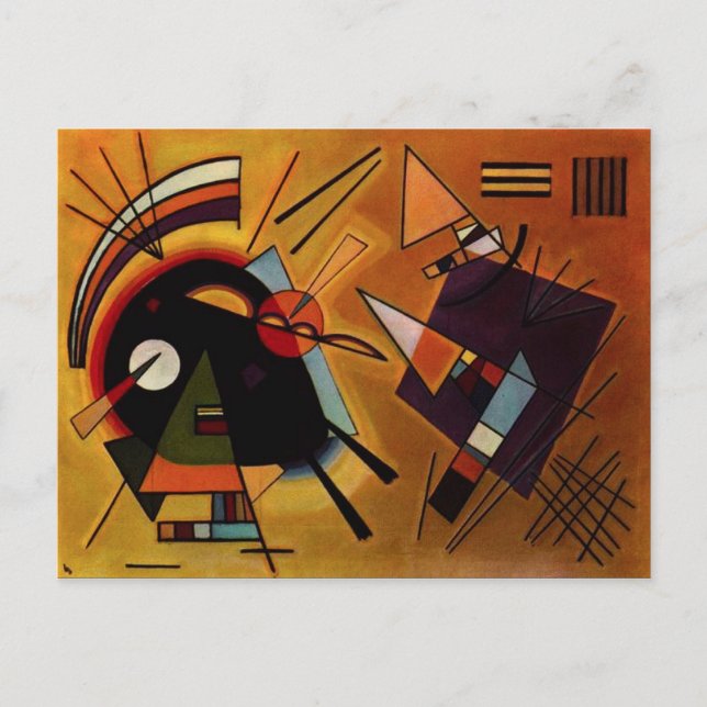 Carte postale Kandinsky Black and Violet (Devant)