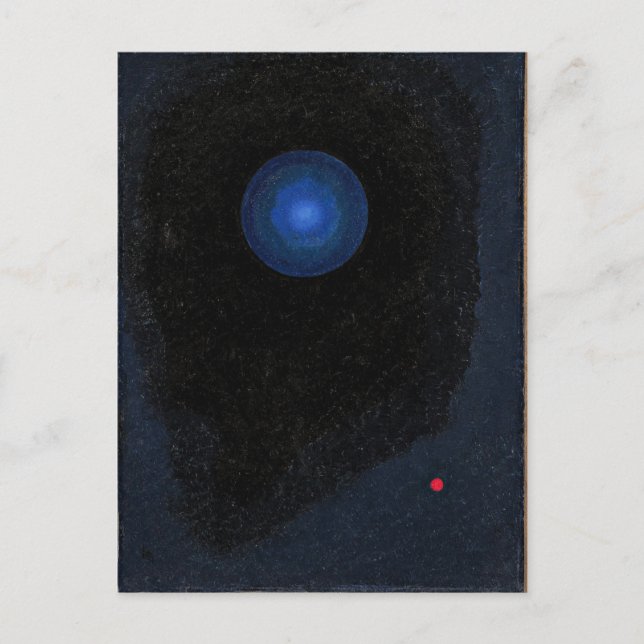Carte Postale Kandinsky - Bleu, art abstrait  (Devant)