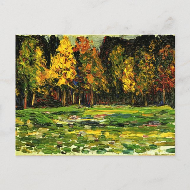Carte Postale Kandinsky - Bordure de forêt (Devant)
