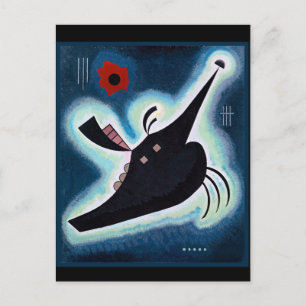 Carte Postale Kandinsky - Carré noir pointu