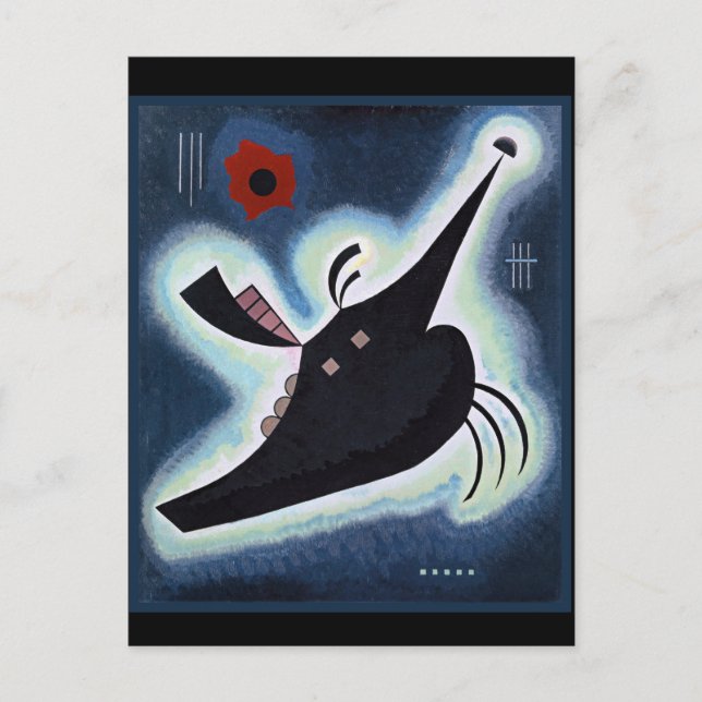 Carte Postale Kandinsky - Carré noir pointu (Devant)