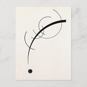 Carte Postale Kandinsky - Courbe libre
