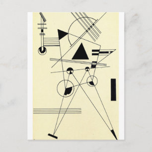 Carte Postale Kandinsky - Dessin pour Point