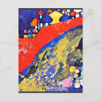 Carte Postale Kandinsky - Destin à Mur Rouge