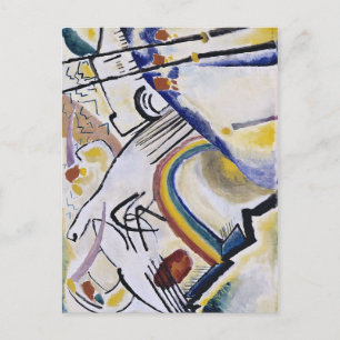 Carte Postale Kandinsky Expressionniste Abstrait Peinture Cosaqu