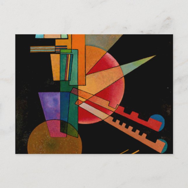 Carte Postale Kandinsky - Interprétation Abstraite (Devant)
