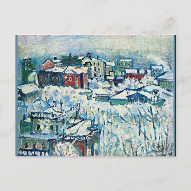 Carte Postale Kandinsky - Moscou, étude de boulevard Smolensky (Devant)