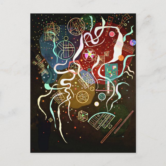 Carte Postale Kandinsky - Mouvement I, (Devant)