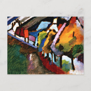 Carte Postale Kandinsky - Murnau, Château et Eglise