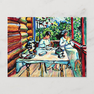 Carte Postale Kandinsky - Nina Kandinsky à Akhtyrka