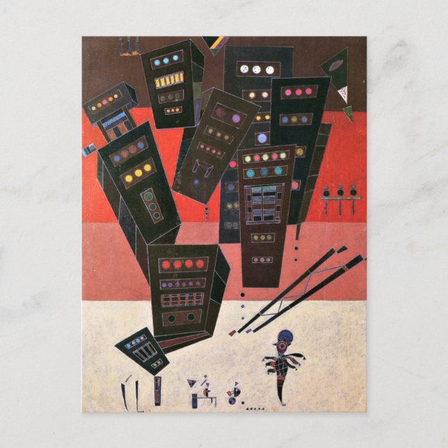 Carte Postale Kandinsky - Ombres (Devant)