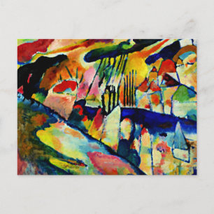 Carte Postale Kandinsky - Paysage sous la pluie