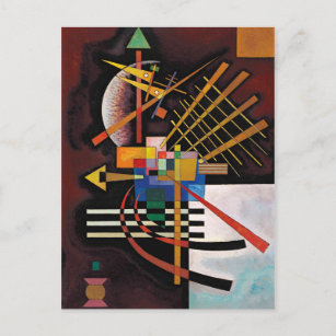 Carte Postale Kandinsky peinture Abstraite oeuvre classique