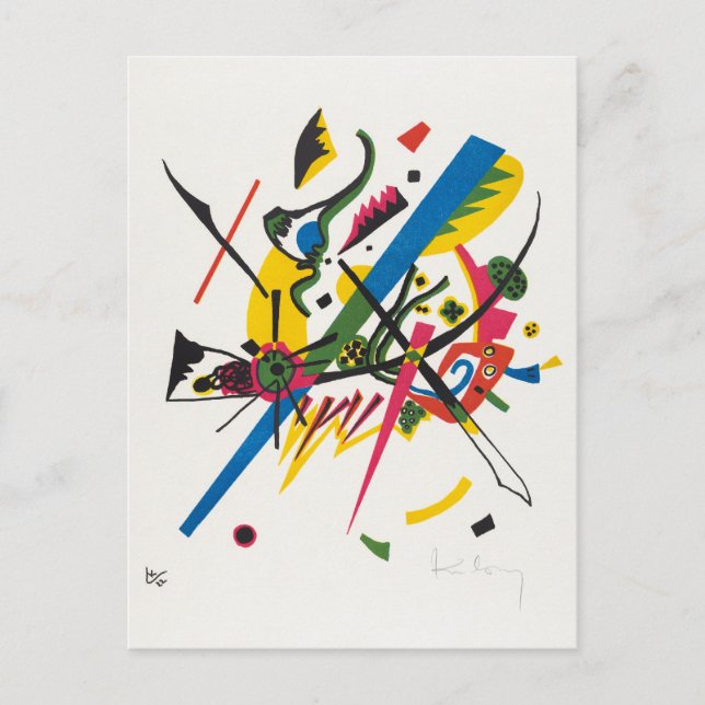 Carte Postale Kandinsky - Petits Mondes 1 (Small Worlds 1) (Devant)