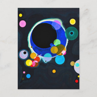 Carte postale Kandinsky Plusieurs cercles