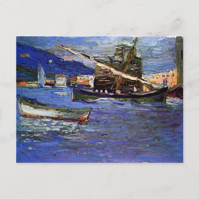 Carte Postale Kandinsky - Rapallo Grauer Day (Devant)