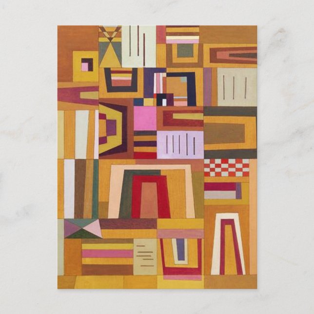 Carte Postale Kandinsky Rose de la rémunération (Devant)