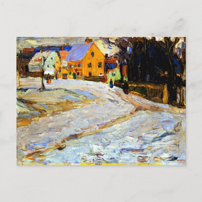 Carte Postale Kandinsky - Schwabing-Nikolaiplatz (Devant)