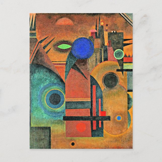 Carte Postale Kandinsky - Silence Brown (Devant)