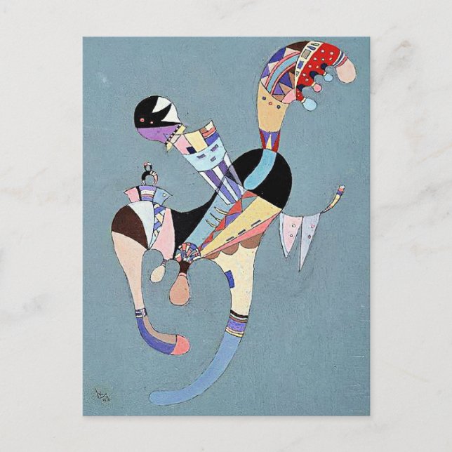 Carte Postale Kandinsky - Une figure flottante (Devant)