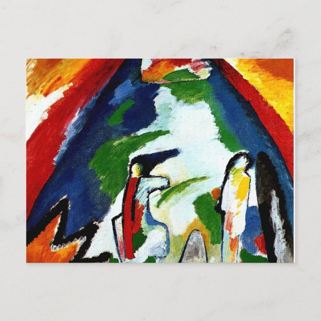 Carte Postale Kandinsky - Une montagne (Devant)