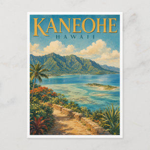 Carte Postale Kaneohe Hawaii Kaneohe Bay GeoSaga