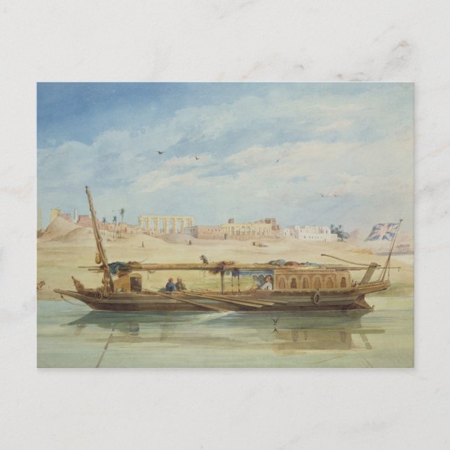 Carte Postale Kanga sur le Nil à Louxor (Devant)