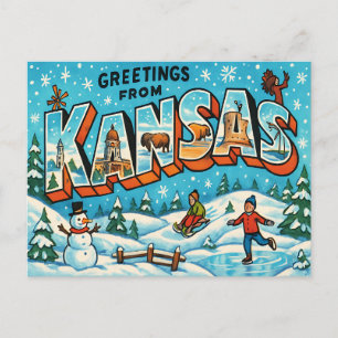 Carte postale KANSAS