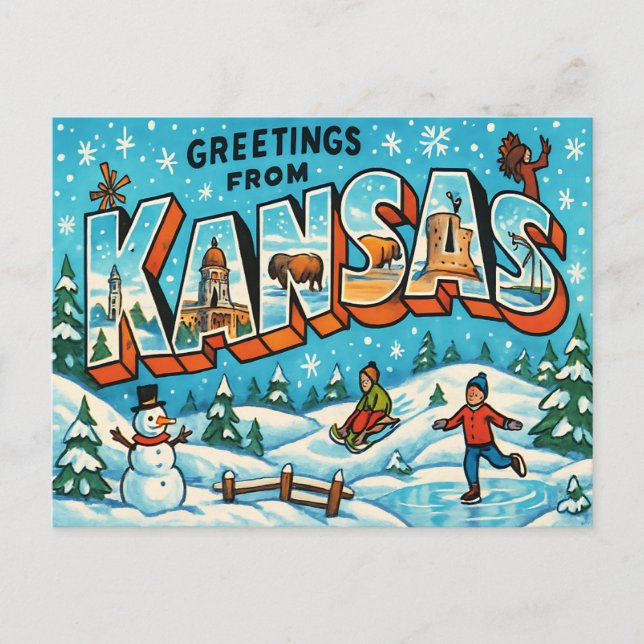 Carte postale KANSAS (Devant)