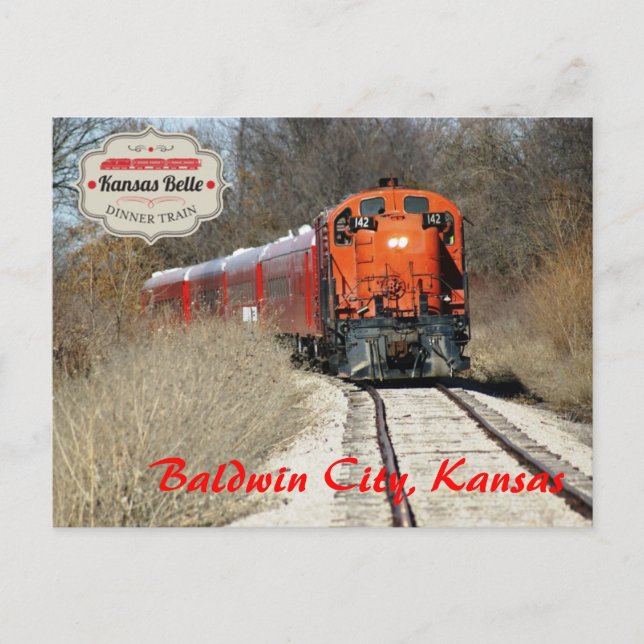 Carte Postale Kansas Belle - Moteur 142 (Devant)