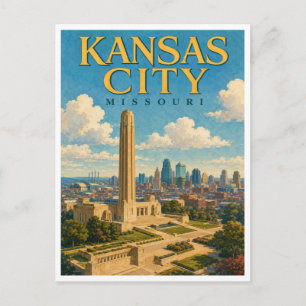 Carte Postale Kansas City Missouri Liberty Memorial GeoSaga