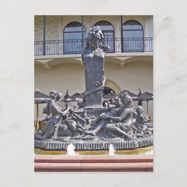 Carte Postale Kansas City, Missouri Plaza Fontaine (Devant)