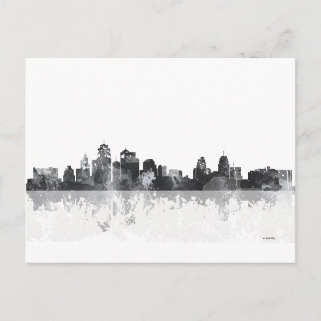 CARTE POSTALE KANSAS CITY, MISSOURI SKYLINE (Devant)