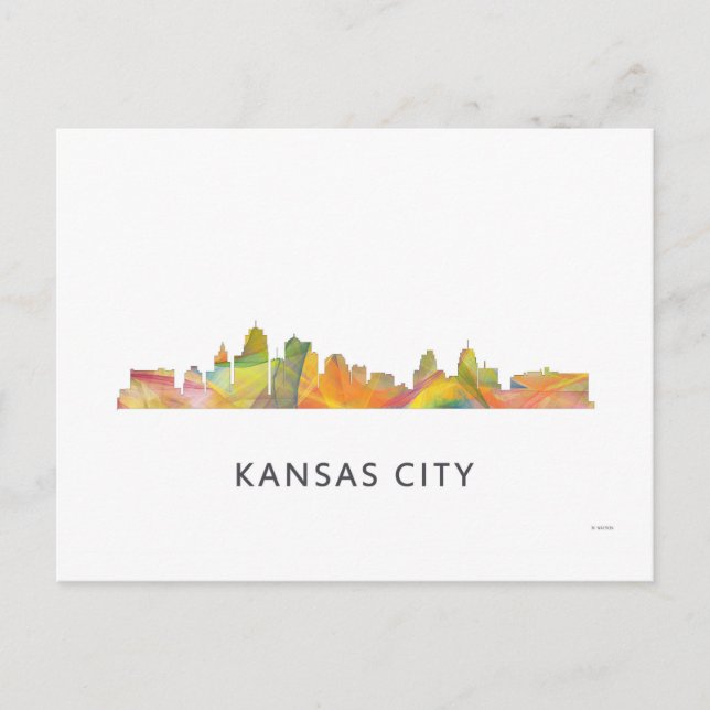 CARTE POSTALE KANSAS CITY, MISSOURI SKYLINE WB1 - (Devant)