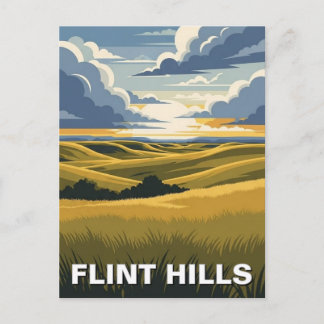 Carte Postale Kansas Flint Hills Travel