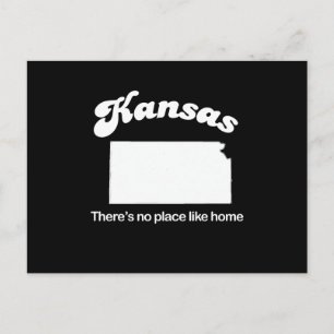 Carte Postale Kansas - Il n'y a pas d'endroit comme un T-shirt à