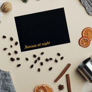 Carte Postale Kansas la nuit