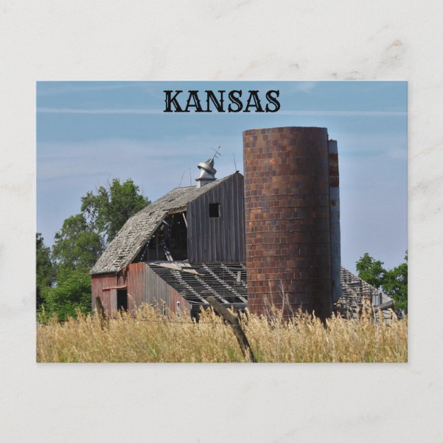 Carte postale Kansas Old Country (Devant)