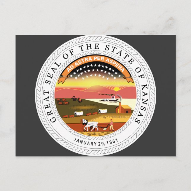 Carte Postale Kansas, USA (Devant)