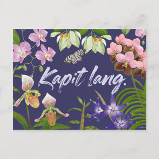 Carte Postale "Kapit lang" (Accrochez-vous là) Motivation philip