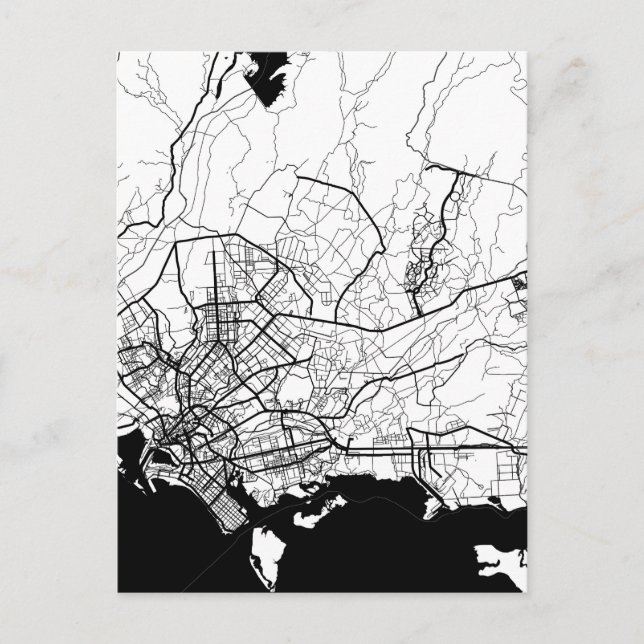 Carte Postale Karachi Pakistan Map (Devant)