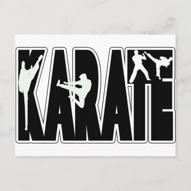 CARTE POSTALE KARATE (Devant)